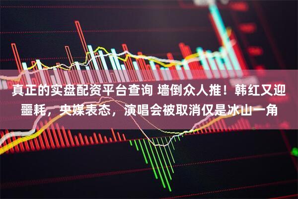 真正的实盘配资平台查询 墙倒众人推！韩红又迎噩耗，央媒表态，演唱会被取消仅是冰山一角